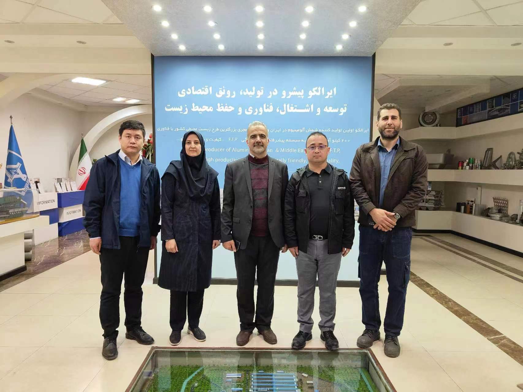 Haicheng sales team visits foreign factories